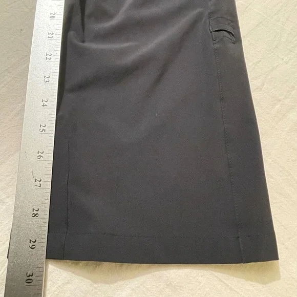 REI Co-op Women Size 8 Petite Black Hiking Pants Straight Leg Technical Trail - Picture 7 of 11